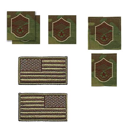 Buy Us Air Force Senior Master Sergeant Rank And Reverse Ocp Spice