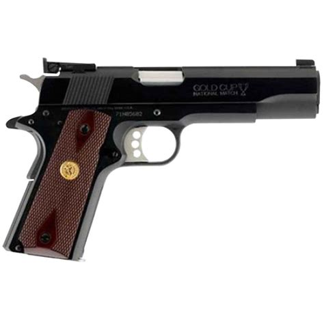 Colt Gold Cup National Match 38 Super Auto 5in Blue Pistol 91 Rounds