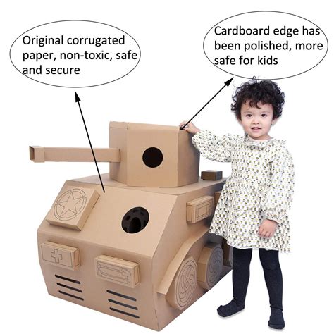 Giant Cardboard Tank Playhouse The Green Head