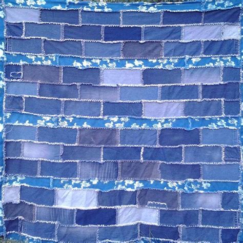 How To Make An Easy Blue Jean Rag Quilt ~ Inspired Quilting By Lea