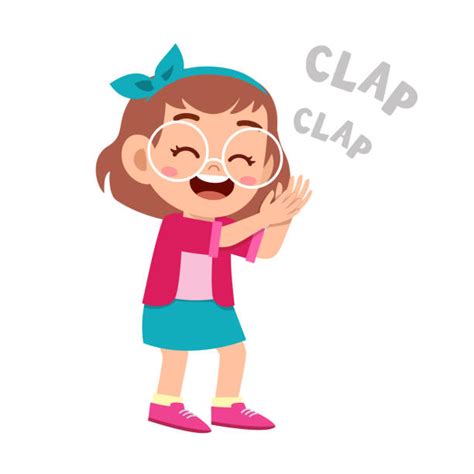 Kids Clapping Illustrations Royalty Free Vector Graphics And Clip Art