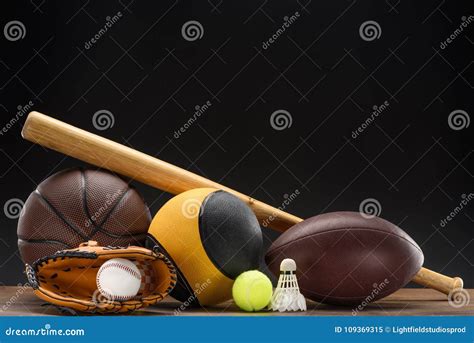 Sports Equipment Stock Image Image Of Horizontal Minimal 109369315