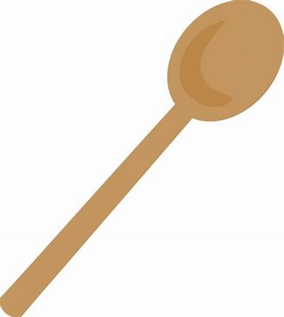Spoon Clipart Wooden Mixing Clipground