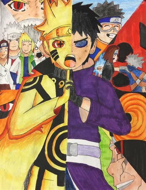 Finished My Naruto Drawing Rnaruto