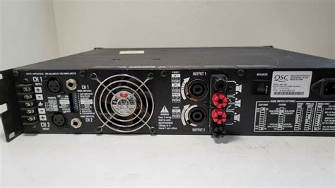 Qsc Rmx 1450 1400w 2 Channel Stereo Power Rack Mount Amplifier Low