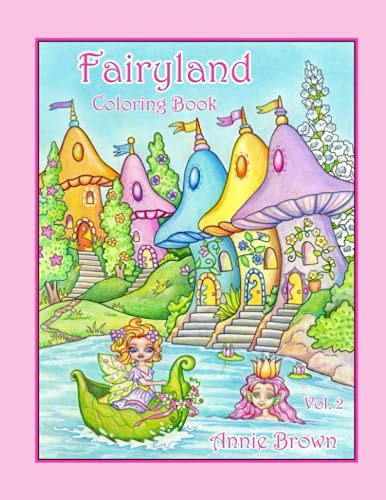 Fairyland Coloring Book Vol 2 Fairies Mermaids And Their Humble