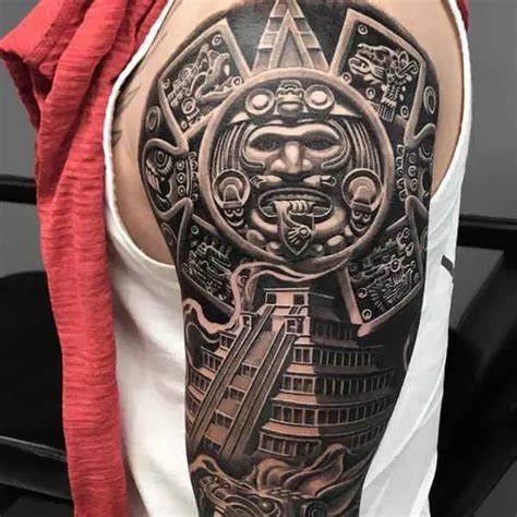 Aztec Tattoos Sleeve Drawings