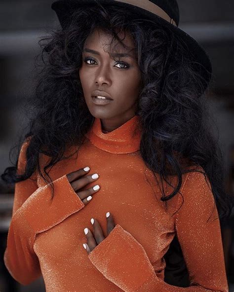 African Black Skin Beauty Fashion Style Portrait Melanin