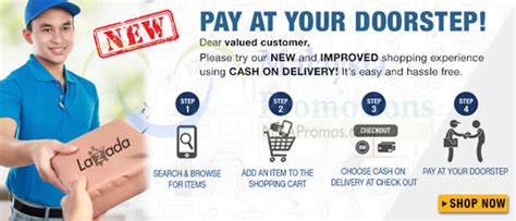 Deliver directly to southeast asia daily, significantly reducing delivery timeliness. Lazada NEW Cash On Delivery Option 3 Apr 2014