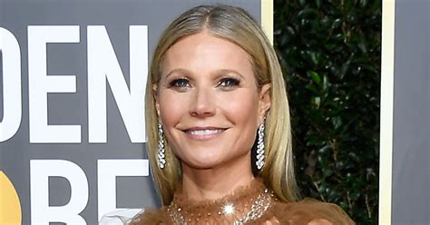 Gwyneth Paltrows Jaw Dropping Sheer Golden Globes Gown