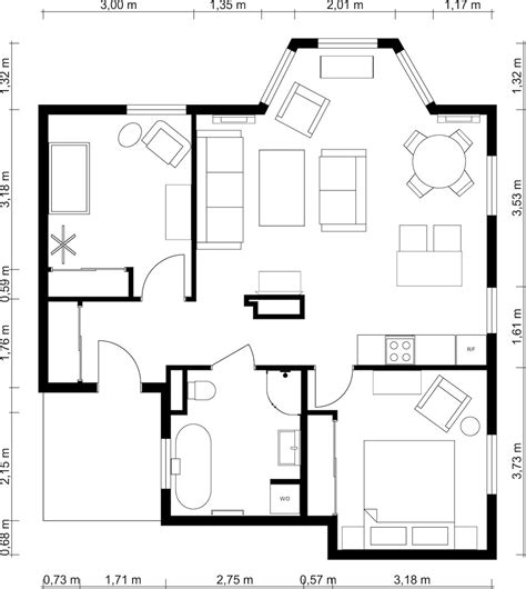 2 Bedroom Floor Plans Roomsketcher