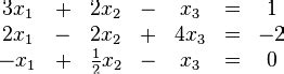 Beispiel für ein gleichungssystem mit einer matrix in zeilenstufenform, die besagt, daß es. Lineares Gleichungssystem - Wikipedia