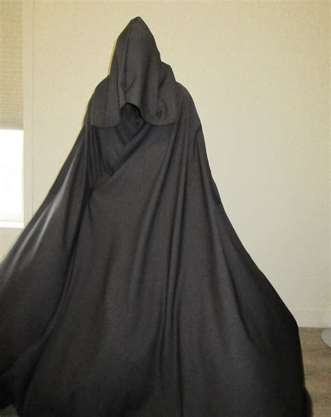 Charcoal Grey Full Circle Cloak Cosplay Cloak Pockets And Etsy