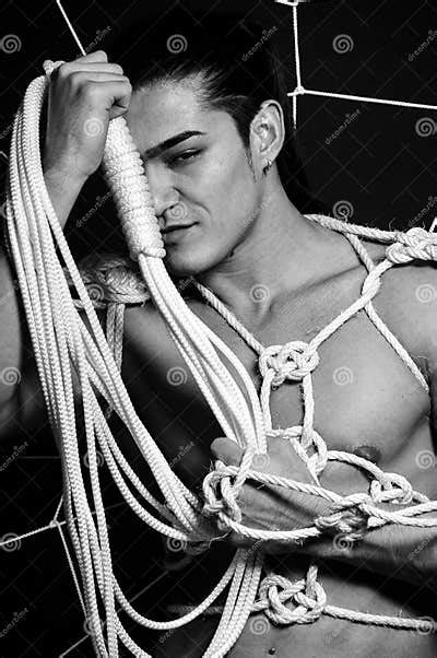 Male Bondage Stock Image Image Of Healthy Handsome 65412371