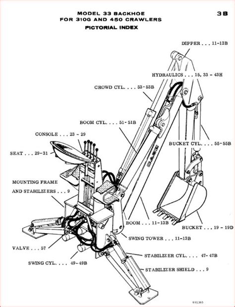 John Deere G Backhoe Parts Diagram