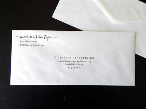 Business Envelope Template Printable Business Envelope Address