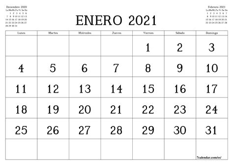 Puede resultar muy útil si estás buscando una fecha específica o si quieres saber. Calendario y planificador mensual en blanco para imprimir gratis para Enero 2021 - A4, A5, A3 ...