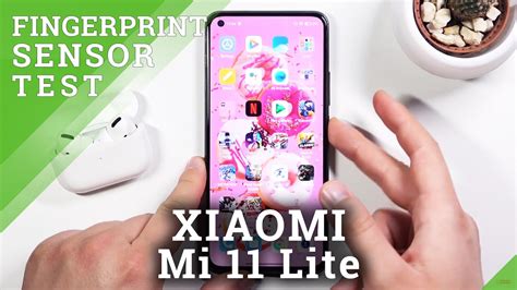 Fingerprint Sensor Test On Xiaomi Mi 11 Lite Fingerprint Scanner Speed