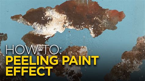 How To Make A Realistic Peeling Paint Effect Youtube