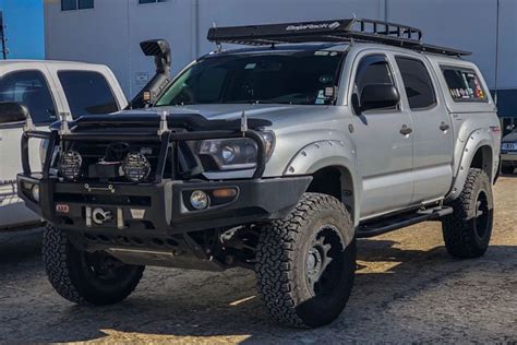 Bajarack Roof Rack On Double Cab 2nd Gen Tacoma With Bed Topper Roof