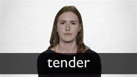 How To Pronounce Tender In British English Youtube
