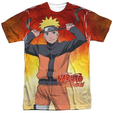 Naruto Naruto Mens Sublimation Polyester Shirt