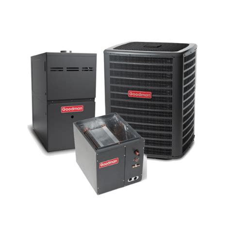 Goodman Gmec96 15 Ton 16 Seer 14 In Air Conditioner And 40k Btu 95 Gas