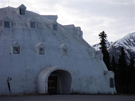 photo news in the world abandoned hotel igloo in alaska