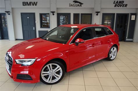 Used 2017 Red Audi A3 Hatchback 16 Tdi S Line 5d 109 Bhp For Sale In