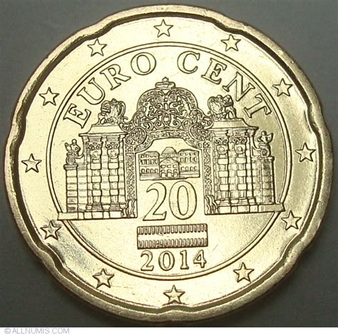 20 Euro Cent 2014 Euro 2010 2019 Austria Coin 36244
