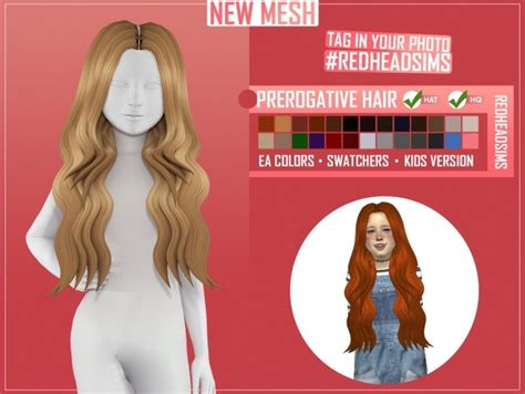 Kids Hair Pack By Thiago Mitchell At Redheadsims Sims 4 Updates