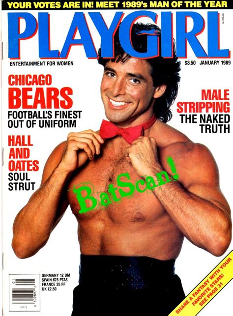 playgirl magazine january 1989 michael shane cover and man of the year