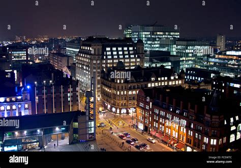 Manchester At Night Hi Res Stock Photography And Images Alamy