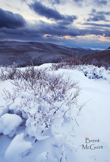 Spy Snow Appalachian Trail Hiking Blue Ridge Mountains Virginia