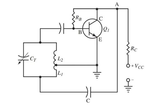 A Shunt Fed Hartley Oscillator Circuit Diagram Electrical Academia