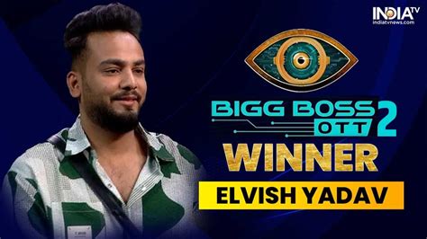 Elvish Yadav Won The Title Of Bigg Boss Ott 2 Salman Khan Hugged Him
