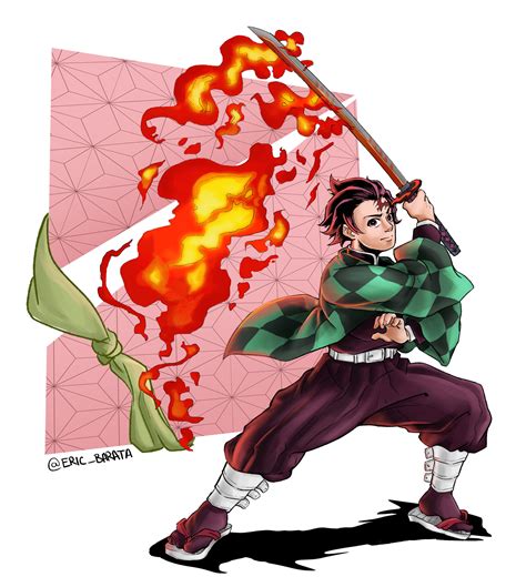 Artstation Fan Art Kamado Tanjiro