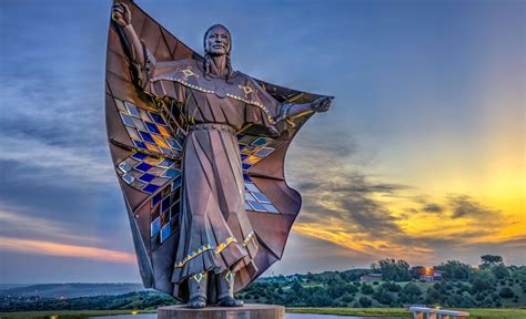 This 50 Foot Tall Statue Of A Native American Woman In South Dakota
