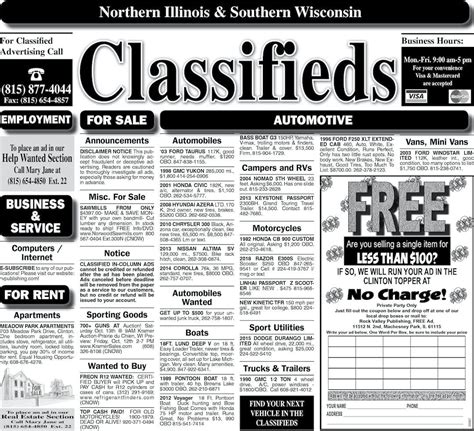 Unlocking The Power Of Free Newspaper Classified Ads Boost Your Sales Today By Adbacklist