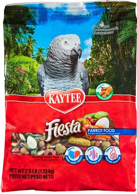 Kaytee Fiesta Variety Mix Parrot Bird Food 25 Lb Bag