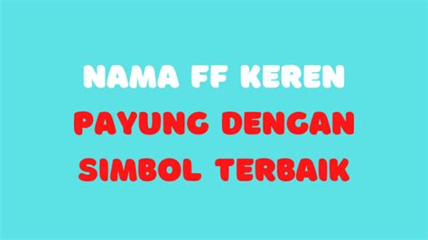 Karena nama akun ff akan membuat akun free fire kalian menjadi keren. Free Fire Arsip - Caraqu