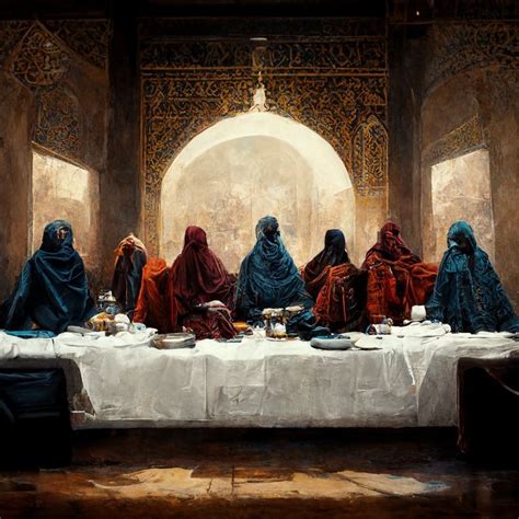 The Last Supper Of Jesus Is Depicted In This Painting