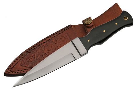 Boot Knife | 9" Overall Buffalo Horn Handle Tactical Blade