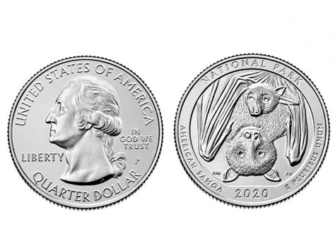 1st America The Beautiful Quarters Of 2020 Features A Fruit Bat Mother