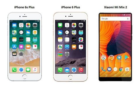 Iphone 6s a iphone 6s plus byly velmi populární a ještě nyní existuje spousta uživatelů, kteří je stále používají. Apple iPhone 6s Plus vs Xiaomi Mi Mix 2 vs Apple iPhone 6 ...
