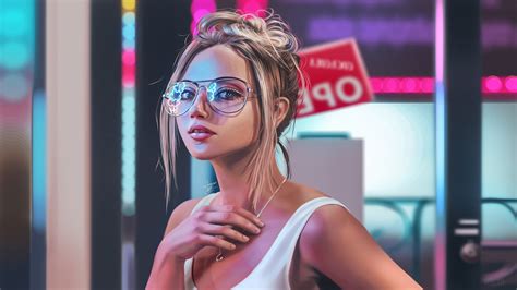 Girl Neon 4k Wallpapers Wallpaper Cave