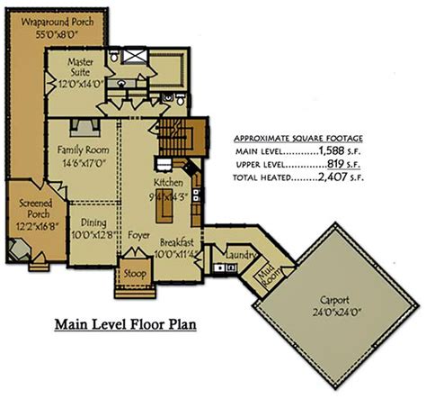 America's best house plans offers a compelling variation of styles, size and floor plans conducive to the way in which you plan on using your home. Smoky Mountain Cottage | Crafstman Rustic Cottage House ...