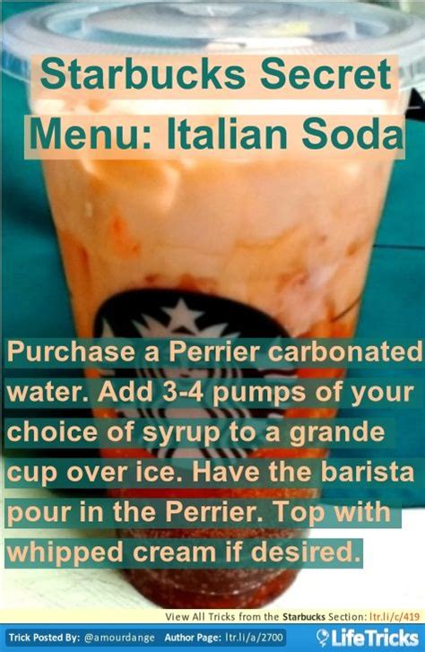 Jom berbuka puasa with secret recipe's ramadan promotions. Starbucks - Starbucks Secret Menu: Italian Soda | Secret ...