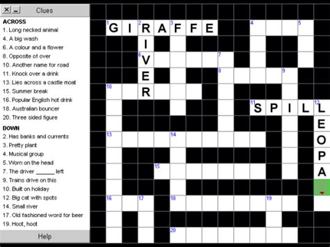 Free Printable Crossword Puzzle Maker Processsalo