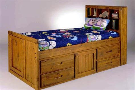 Complete twin captain's bed 78 w x 41.25 d x 37 h. Twin Size Captain's Bed at Gardner-White